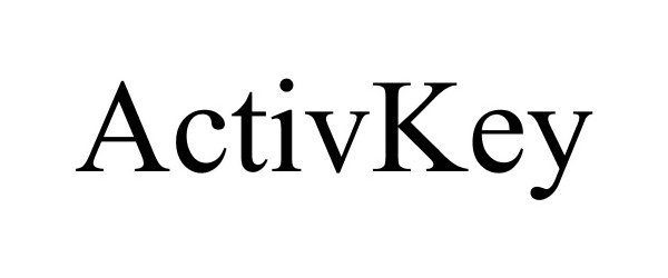 Trademark Logo ACTIVKEY