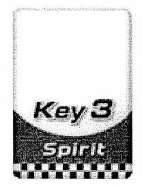 Trademark Logo KEY 3 SPIRIT