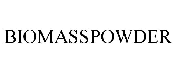 Trademark Logo BIOMASSPOWDER