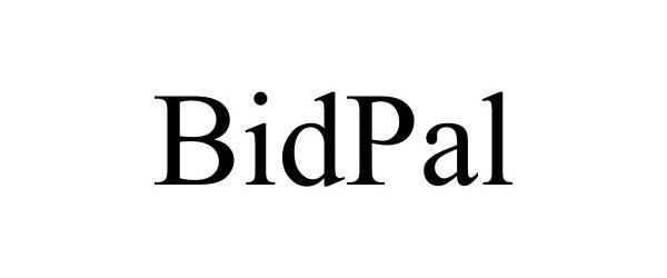 Trademark Logo BIDPAL
