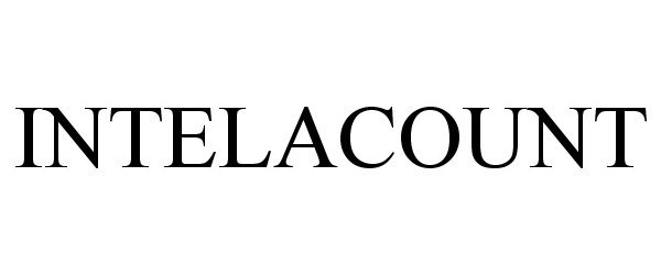 Trademark Logo INTELACOUNT