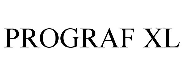 Trademark Logo PROGRAF XL