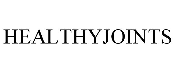 Trademark Logo HEALTHYJOINTS