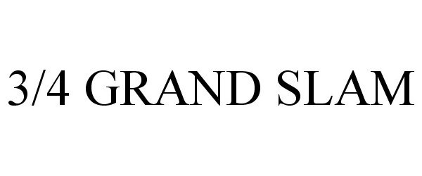 Trademark Logo 3/4 GRAND SLAM