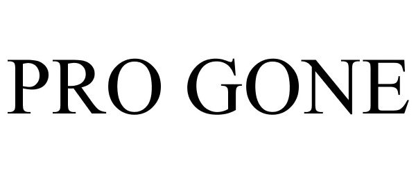 Trademark Logo PRO GONE