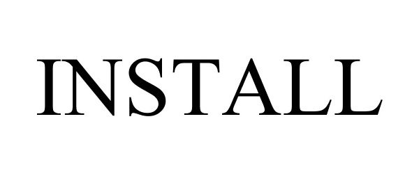 Trademark Logo INSTALL