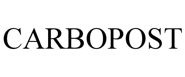 Trademark Logo CARBOPOST