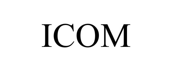 Trademark Logo ICOM