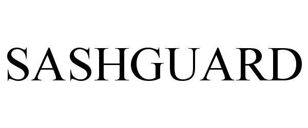 Trademark Logo SASHGUARD