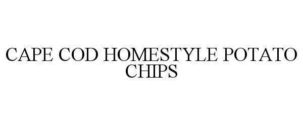  CAPE COD HOMESTYLE POTATO CHIPS