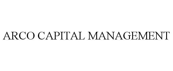  ARCO CAPITAL MANAGEMENT