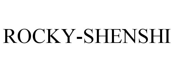 Trademark Logo ROCKY-SHENSHI