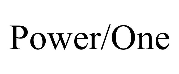  POWER/ONE