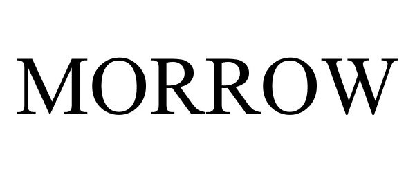 Trademark Logo MORROW