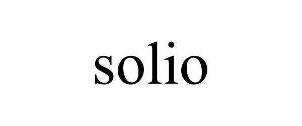 Trademark Logo SOLIO