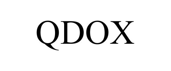 Trademark Logo QDOX