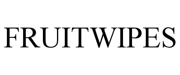 Trademark Logo FRUITWIPES