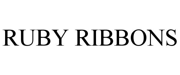  RUBY RIBBONS
