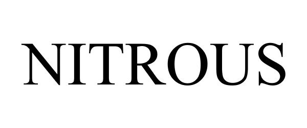 Trademark Logo NITROUS