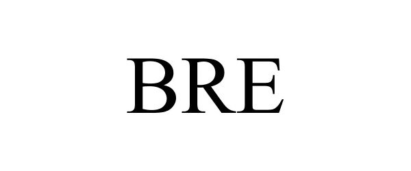 Trademark Logo BRE