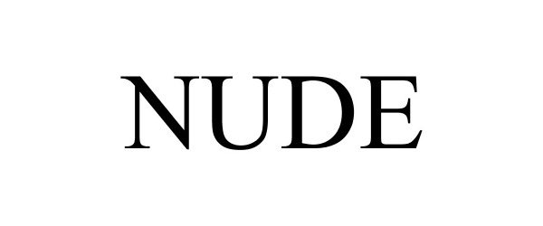 Trademark Logo NUDE