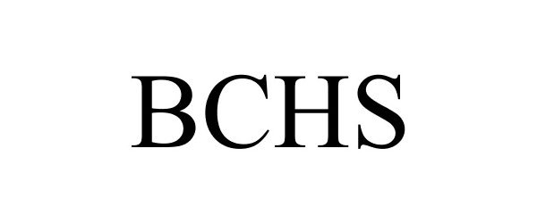Trademark Logo BCHS
