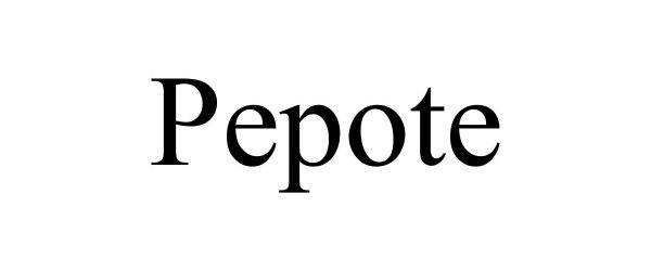 Trademark Logo PEPOTE