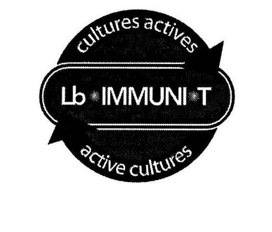 Trademark Logo CULTURES ACTIVES LB.IMMUNI.T ACTIVE CULTURES