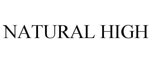 Trademark Logo NATURAL HIGH