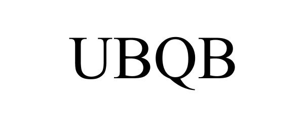 Trademark Logo UBQB