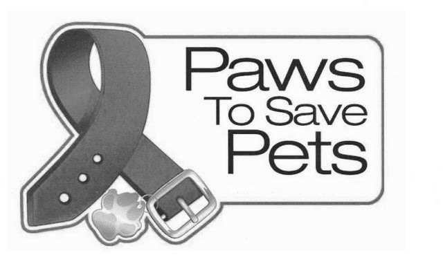 Trademark Logo PAWS TO SAVE PETS