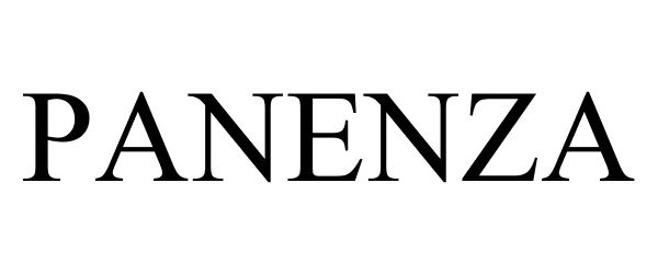 Trademark Logo PANENZA