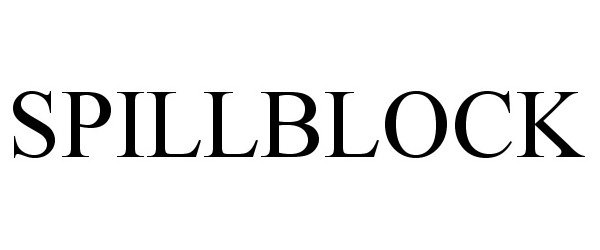 Trademark Logo SPILLBLOCK
