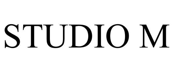 Trademark Logo STUDIO M