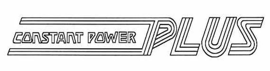 Trademark Logo CONSTANT POWER PLUS