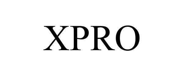 Trademark Logo XPRO