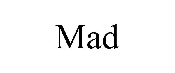 Trademark Logo MAD