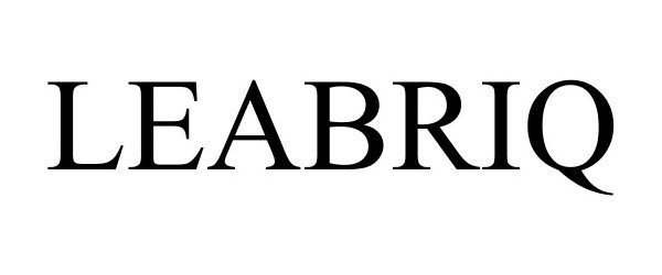 Trademark Logo LEABRIQ