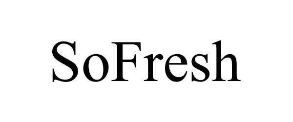 Trademark Logo SOFRESH