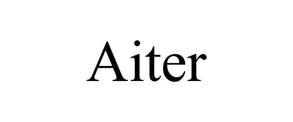 Trademark Logo AITER