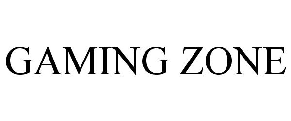 Trademark Logo GAMING ZONE