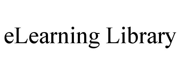 Trademark Logo ELEARNING LIBRARY