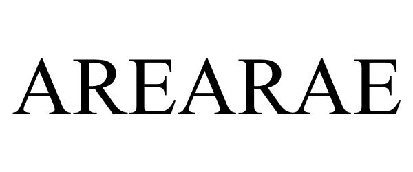 Trademark Logo AREARAE