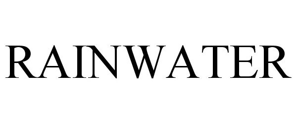 Trademark Logo RAINWATER