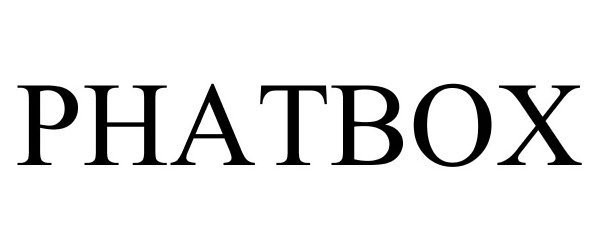 Trademark Logo PHATBOX