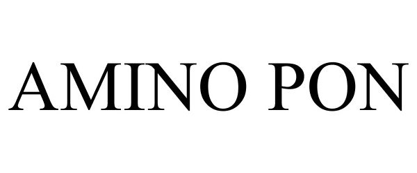 Trademark Logo AMINO PON