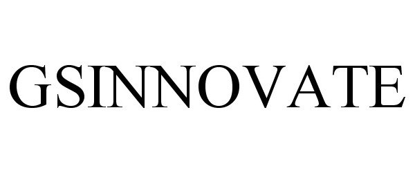 Trademark Logo GSINNOVATE