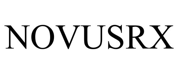 Trademark Logo NOVUSRX