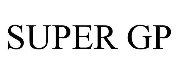 Trademark Logo SUPER GP