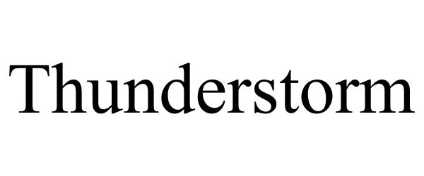 Trademark Logo THUNDERSTORM